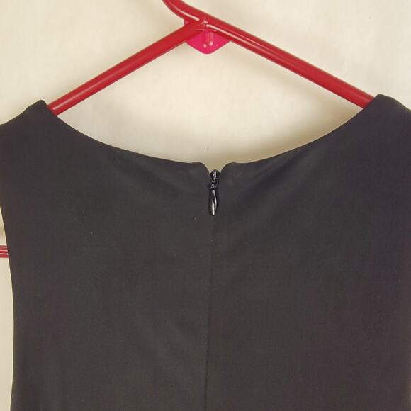 Vintage Cache black metal beaded top Size medium ruched sides 90s Retro Glam - Picture 8 of 8